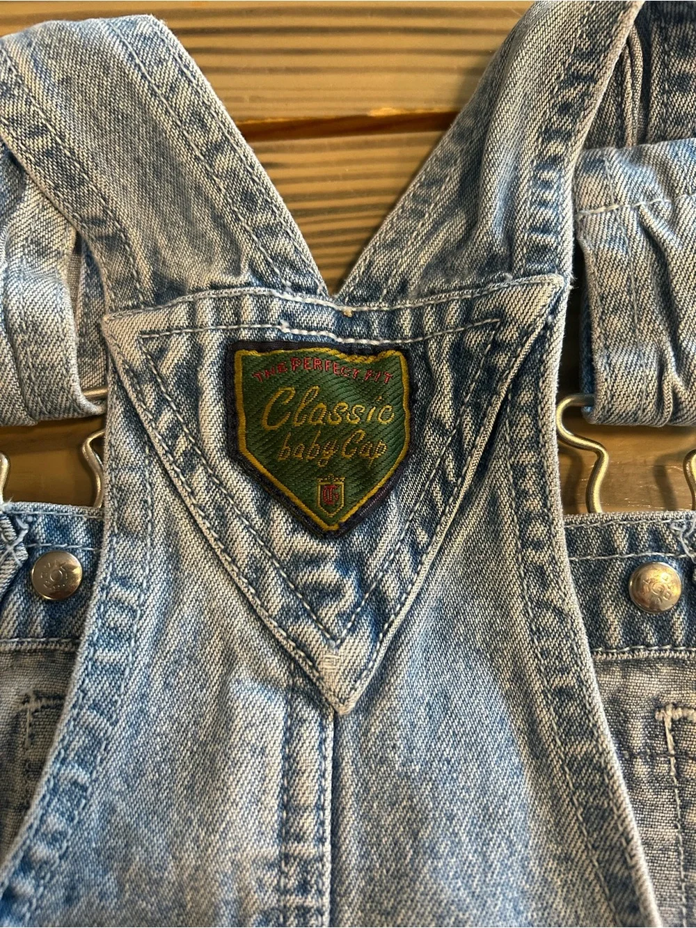 GAP Light Blue Denim Kids Overalls with Adjustable Straps